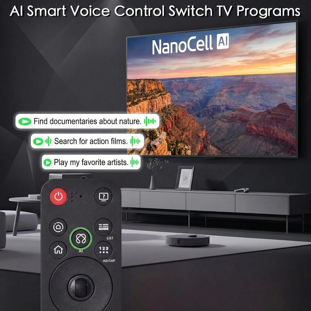 AI Magic Voice Remote for LG WebOS Smart TV with Pointer Function (additional view 4)