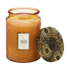 Voluspa Large Scented Candle Jar 18 Oz, 100 Hr Burn - 4 - Baltic Amber