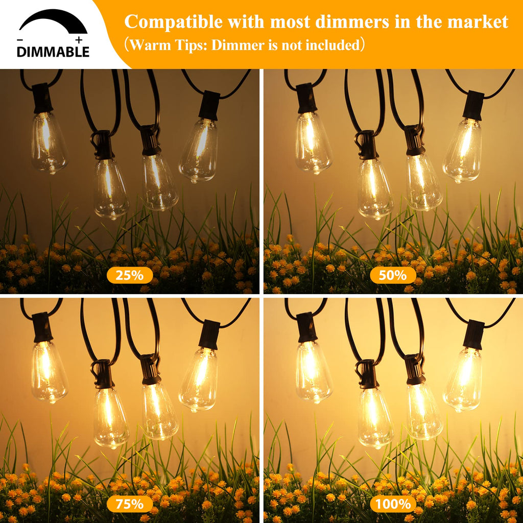 Brightever Outdoor String Lights