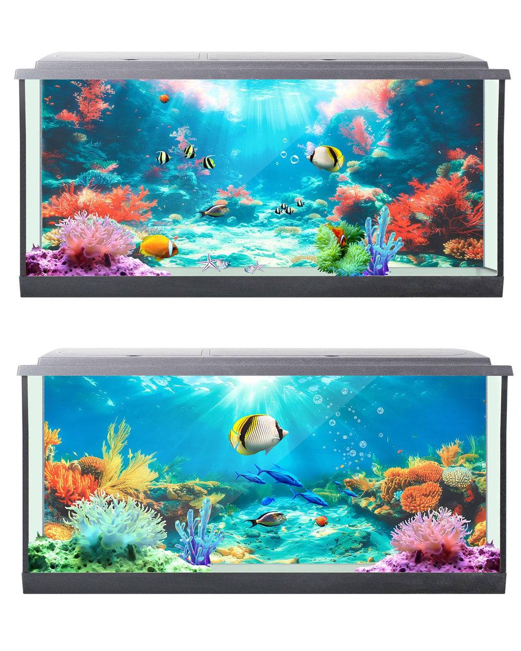 Mindsoft 4 Pack Aquarium Background - 48 x 18 Inch view 6