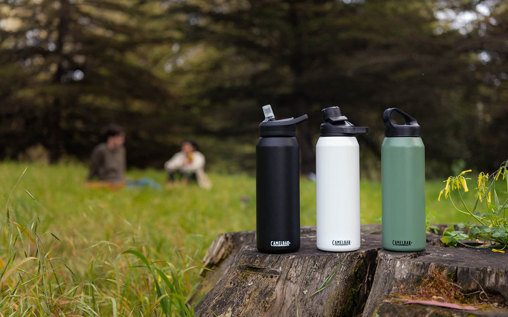 CamelBak Eddy+ Insulated Stainless Steel Water Bottle with Bite Valve Straw - Black / 25 Ounces view 5