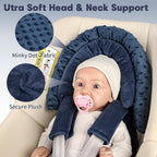 HNHUAMING Infant Car Seat Insert - Dark Blue view 5