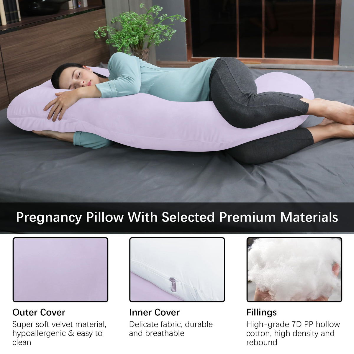 MOON PARK Pregnancy Pillows for Sleeping