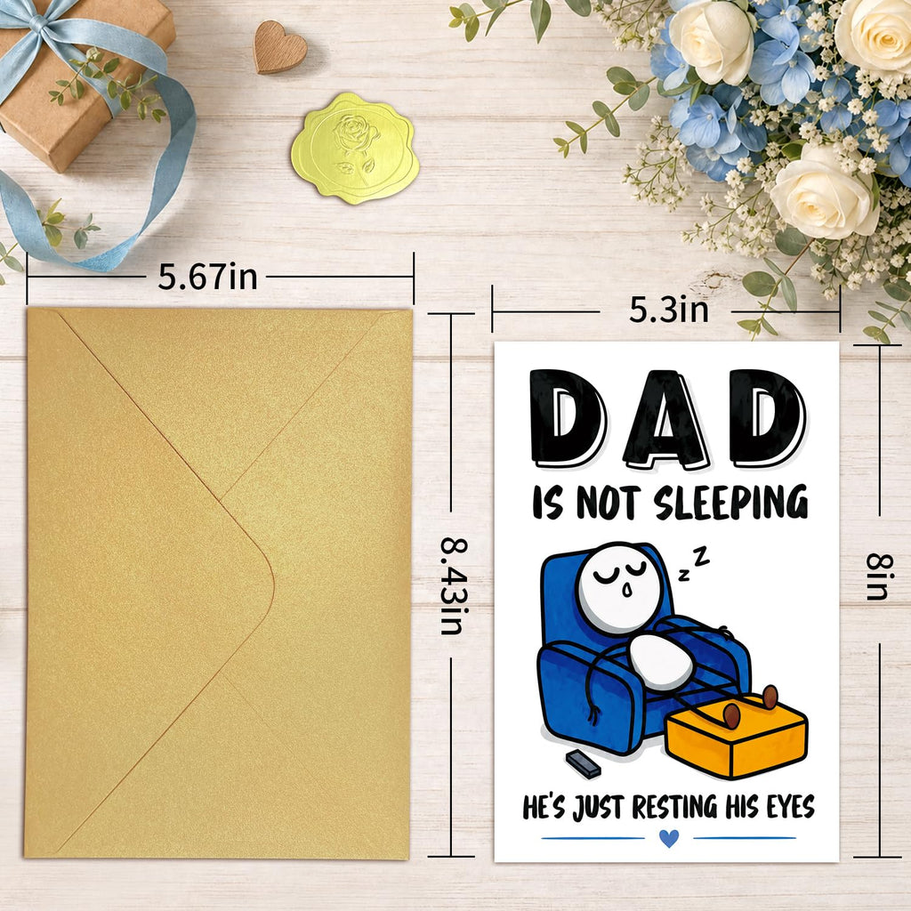 BRYUBR Birthday Card for Dad - Funny-12 view 1