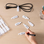 Trilancer Cable Cord Labels Large Size for Wire Organizing & Identification