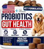 Vet Promise Probiotics for Dogs - Dog Probiotics with Digestive Enzymes, Soft Chews (PRBVP-70)