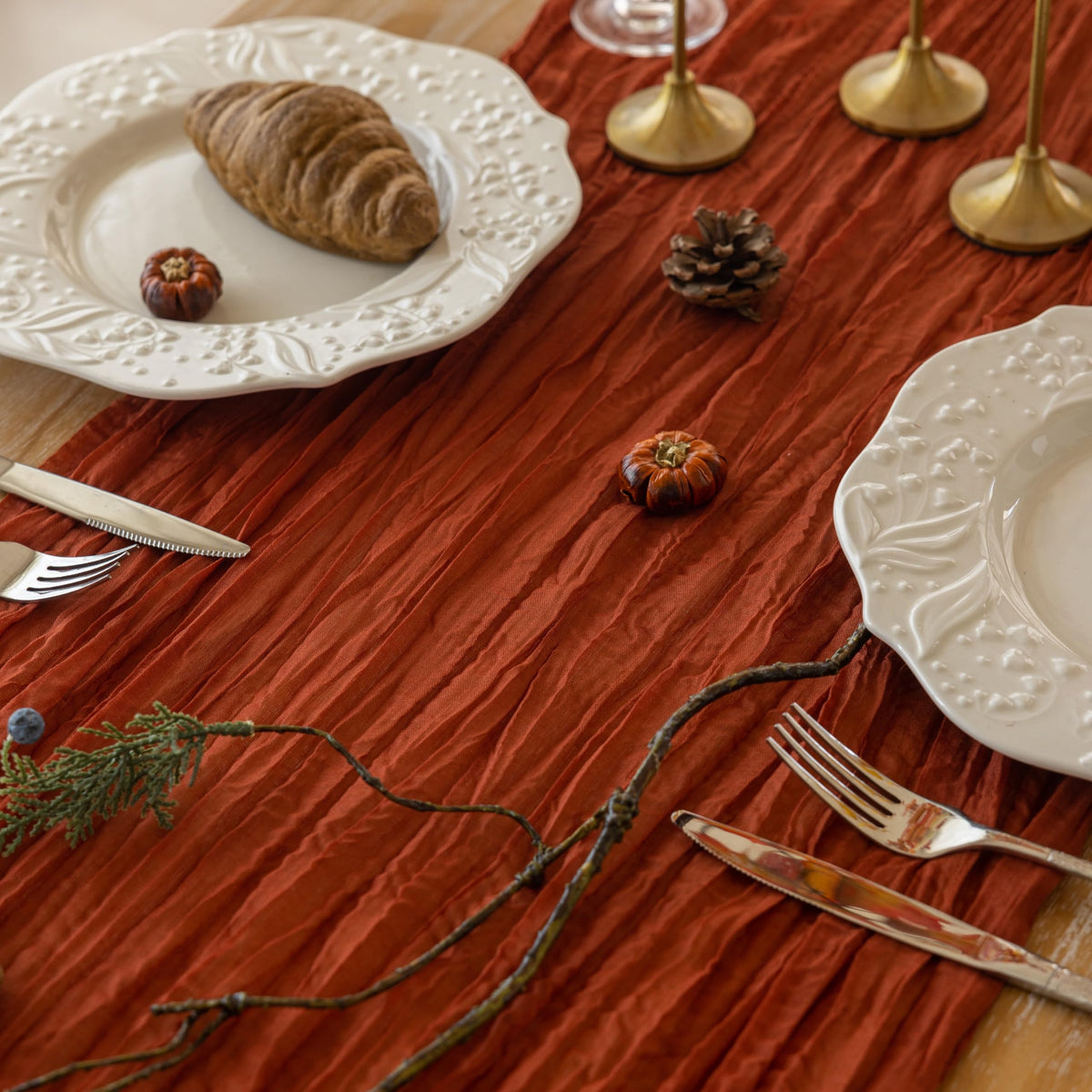 Cheesecloth Table Runner