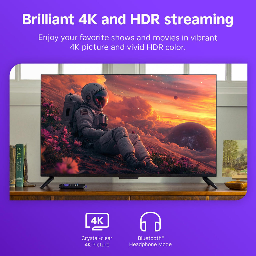 Roku Streaming Stick Plus with Voice Remote - 4K & HDR10+ (3830R)