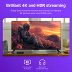 Roku Streaming Stick Plus with Voice Remote - 4K & HDR10+ (3830R)