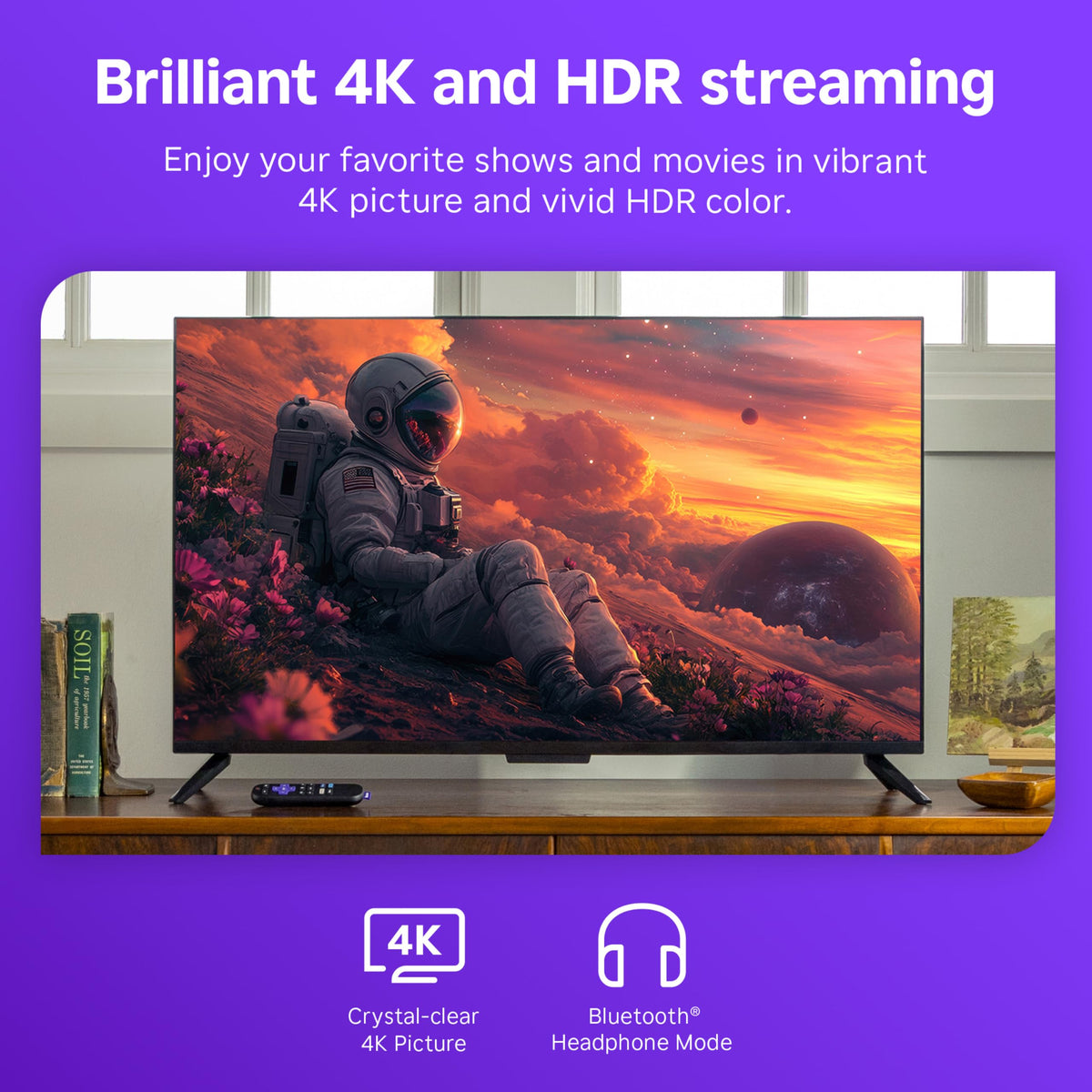 Roku Streaming Stick Plus with Voice Remote - 4K & HDR10+ (3830R)