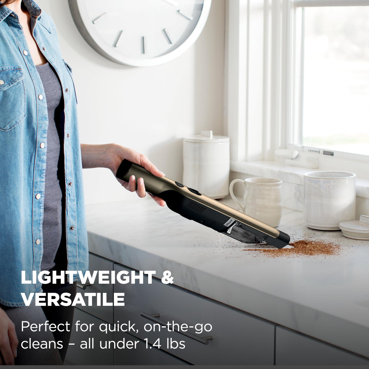 Shark WANDVAC Cordless Hand Vacuum, Lightweight & Portable at 1.4 lbs., Powerful Suction (additional view 5)