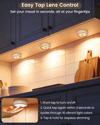 TECOMLIGHT LED Puck Lights with Remote Control - view 11
