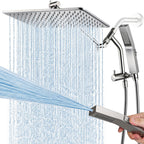 G-Promise Inch All Metal Rain Shower Head with Handheld