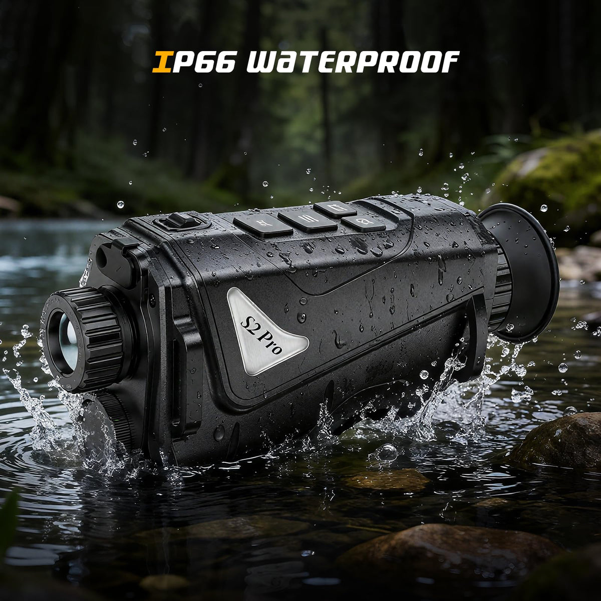 VteePck Thermal Imaging Monocular for Hunting with 12μm Sensor & 1000m Detection, AI 320 (additional view 8)
