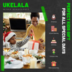 UKELALA U2C Type C Headphones - Black/Green view 6