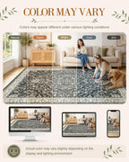 OLANLY Soft Non Slip Carpet - Black / 3' x 6' (Runner) view 1