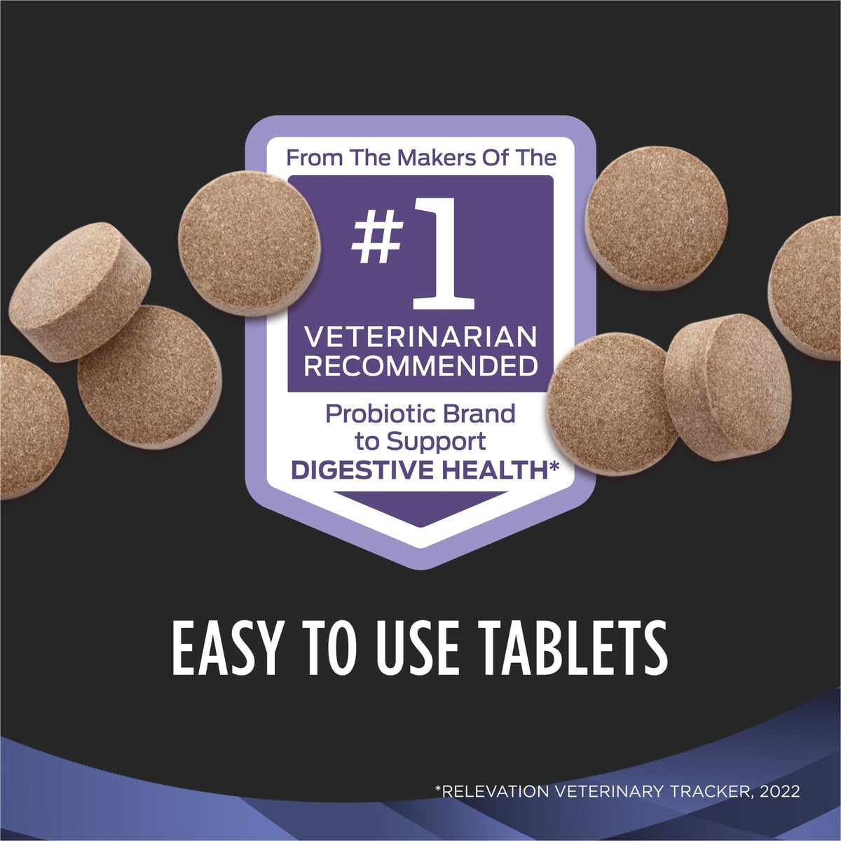 Pro Plan Veterinary Diets Purina Pro Plan Vet Supplements FortiFlora Dog Probiotic Tablets, – 90 ct