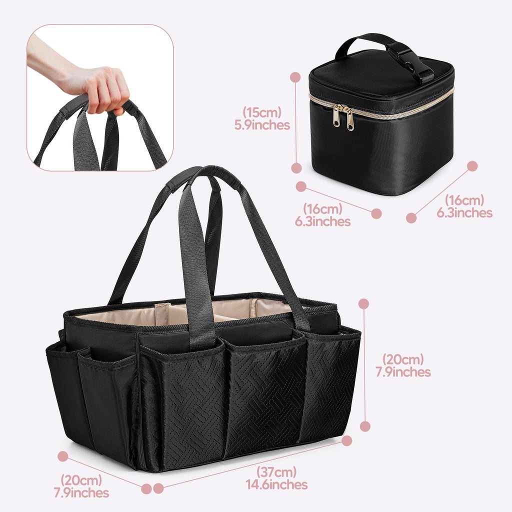 Fasrom Breast Pump Caddy with Cooler Bag, Pump Parts Organizer (additional view 4)