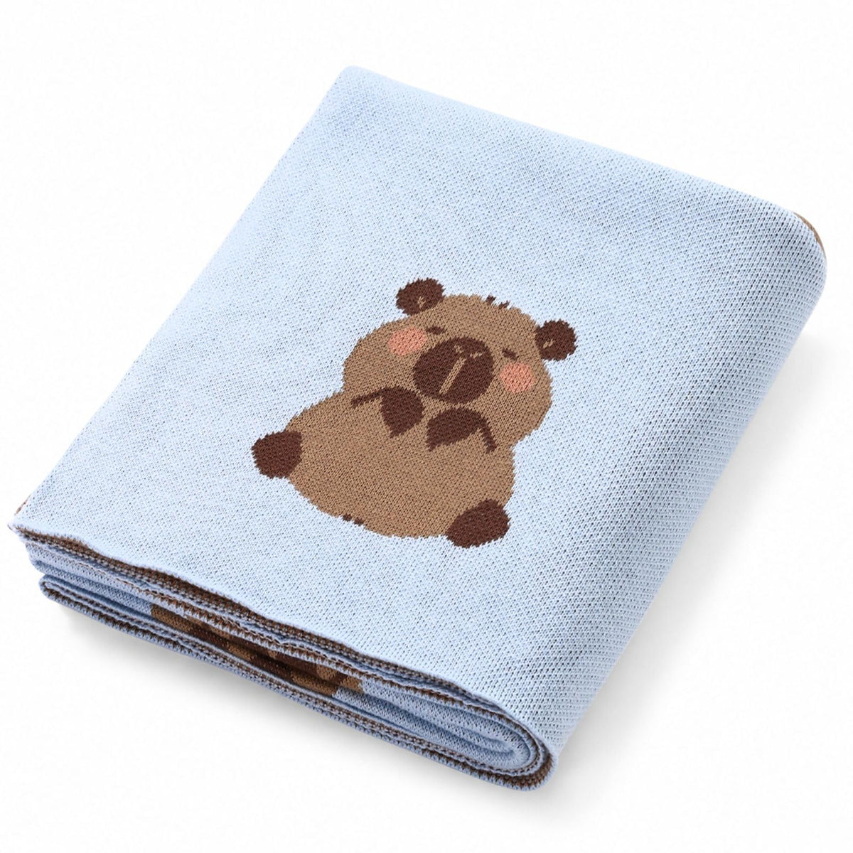 Loyfoky Cotton Knit Baby - Dusty Blue-capybara