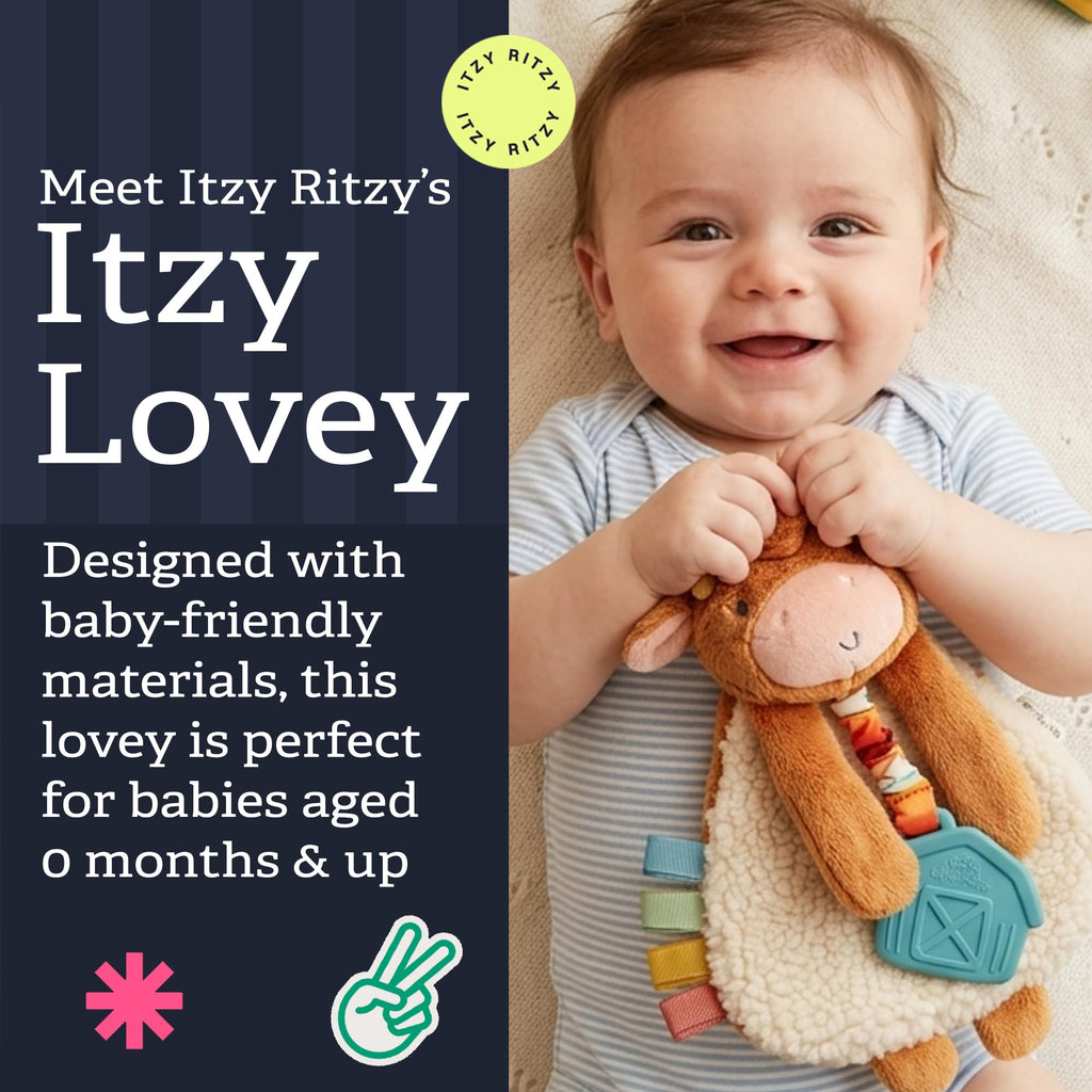 Itzy Ritzy Lovey Including Teether, Teething Relief