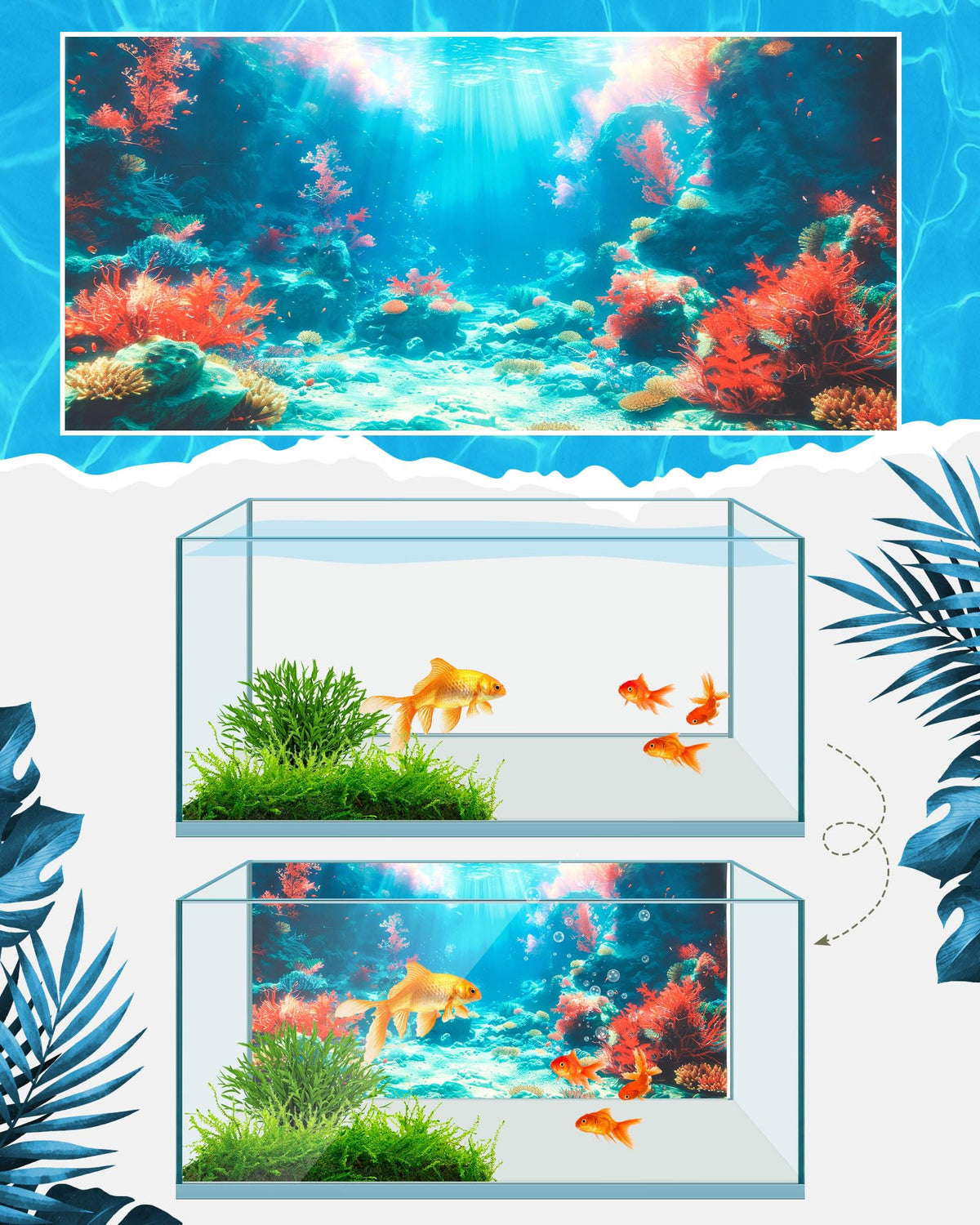 Mindsoft 4 Pack Aquarium Background - view 4
