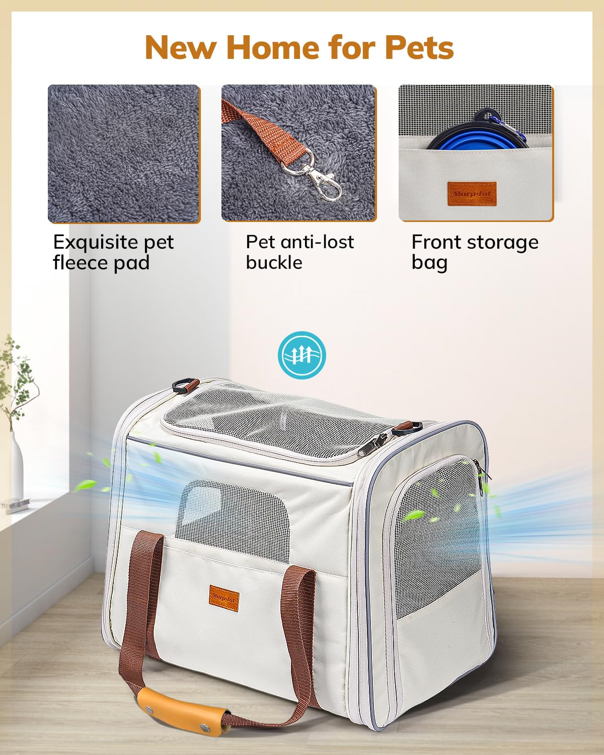Morpilot Pet Travel Cat Carrier