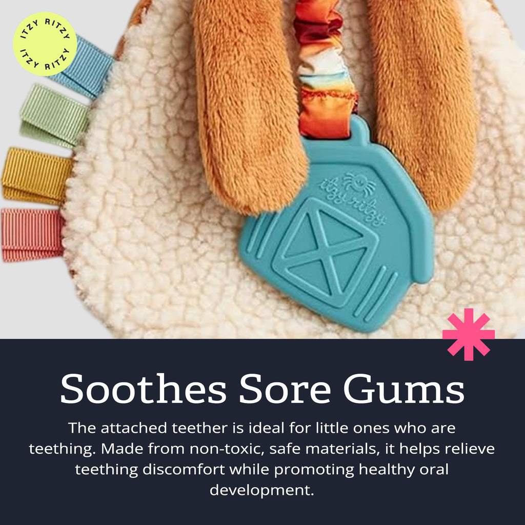 Itzy Ritzy Lovey Including Teether, Teething Relief