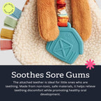 Itzy Ritzy Lovey Including Teether, Teething Relief