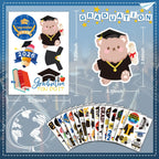 MARFOREVER 200PCS Graduation Stickers 2027 College Grad Stickers (additional view 1)
