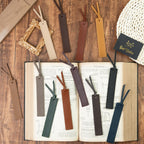 MIXVOVA Leather Bookmarks - Dark & Light view 3