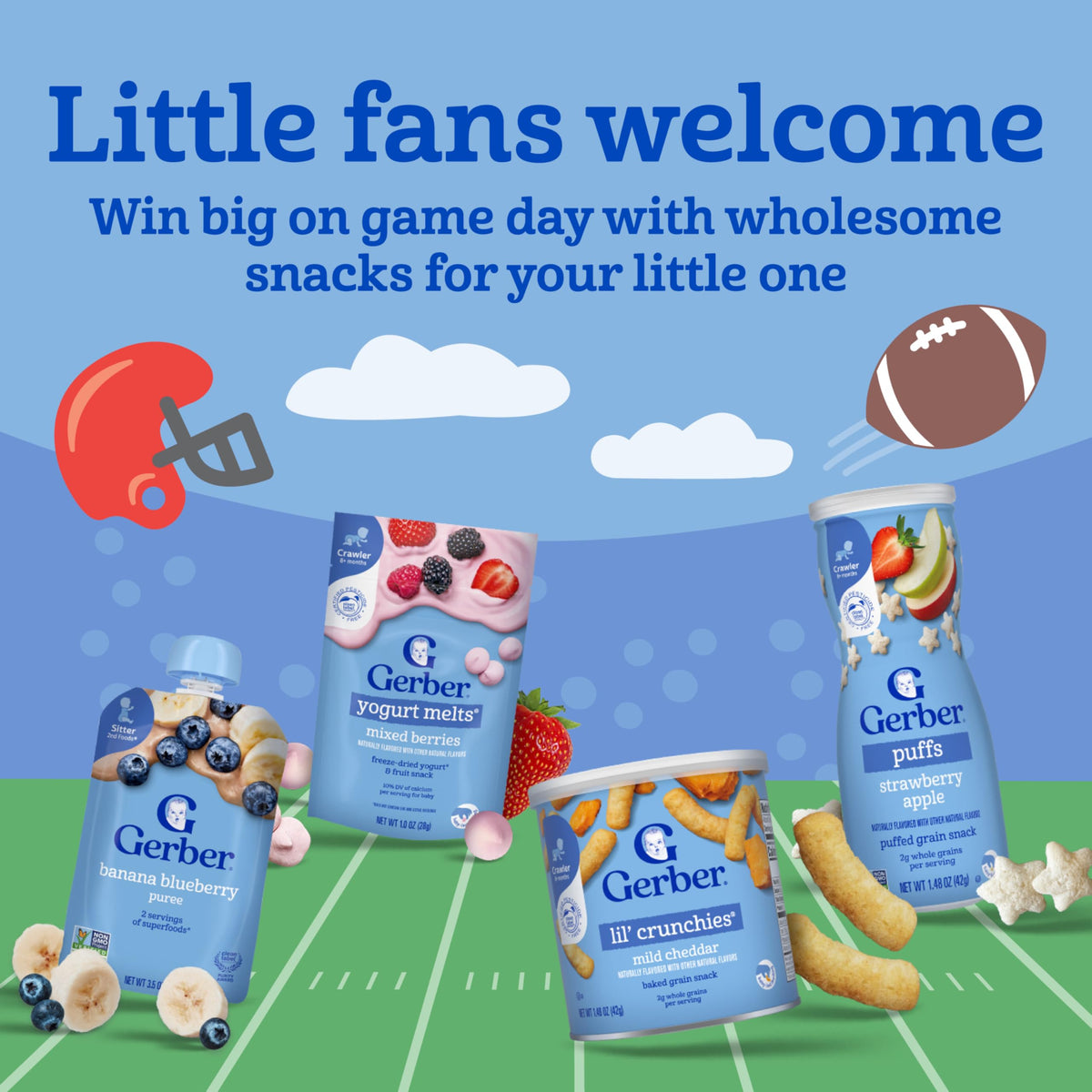 Gerber Stage 3 Baby Food, Strawberry and Mixed Berries Melts, 1 oz. Pouch (Pack of 4) (additional view 3)