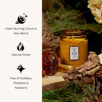 Voluspa Large Scented Candle Jar 18 Oz, 100 Hr Burn - 4 - Baltic Amber view 3