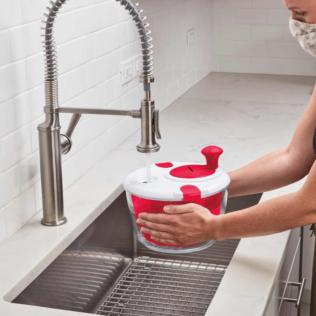 Cuisinart Large Salad Spinner- Wash - Red view 4