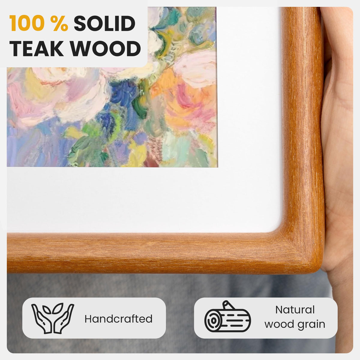 Fun Memories Wood Picture Frame - B.Teak / 16x20 view 3