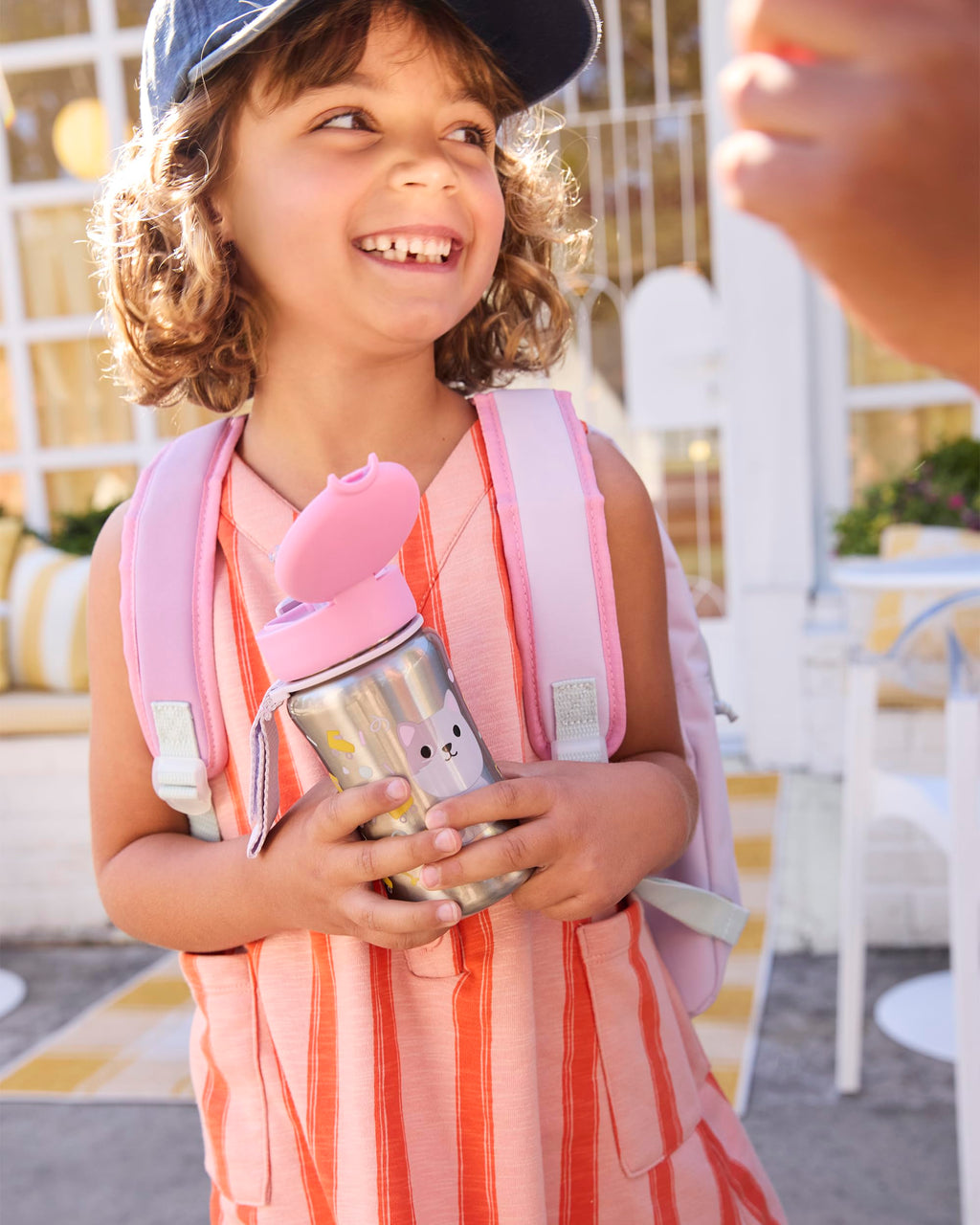 Skip Hop Toddler Sippy Cup with Straw, BPA-Free, Holds 12 oz. Stainless Steel Straw (additional view 1)