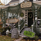 Qtisky Halloween Gauze Creepy Cloth