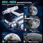 YUANZIMOO 80mm Aperture 500mm Refractor Telescope - view 4