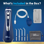 Waterpik Cordless Advanced Water Flosser for Teeth - Blue view 3
