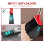 XXFLOWER Broom and Dustpan - Black Red view 2