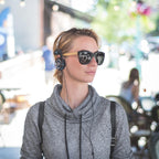 Koss Retro 80s Style On-Ear Headphones, Wired 3.5mm Plug - Black; Silver view 5