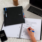Five Star Advance Spiral Notebook + Study App - Black view 7