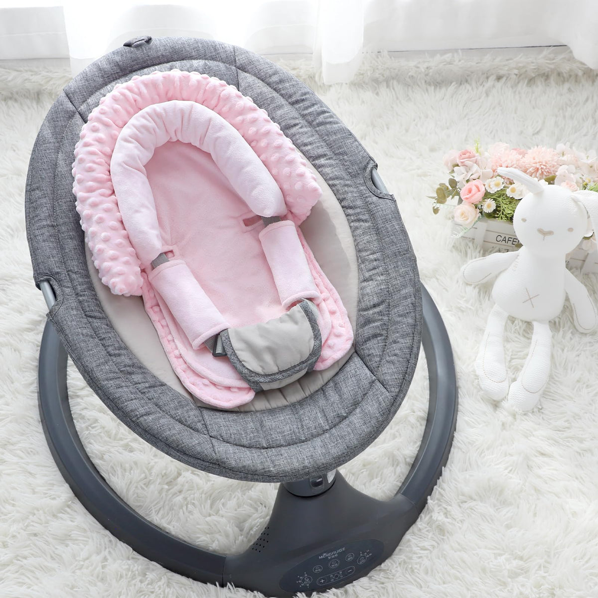 HNHUAMING Infant Car Seat Insert - Pink view 7