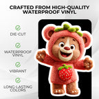 Cute Teddy Bear Stickers for Kids, 50 PCS – 2.5-Inch | Kawaii Plush Toy Bear Stickers for (additional view 2)