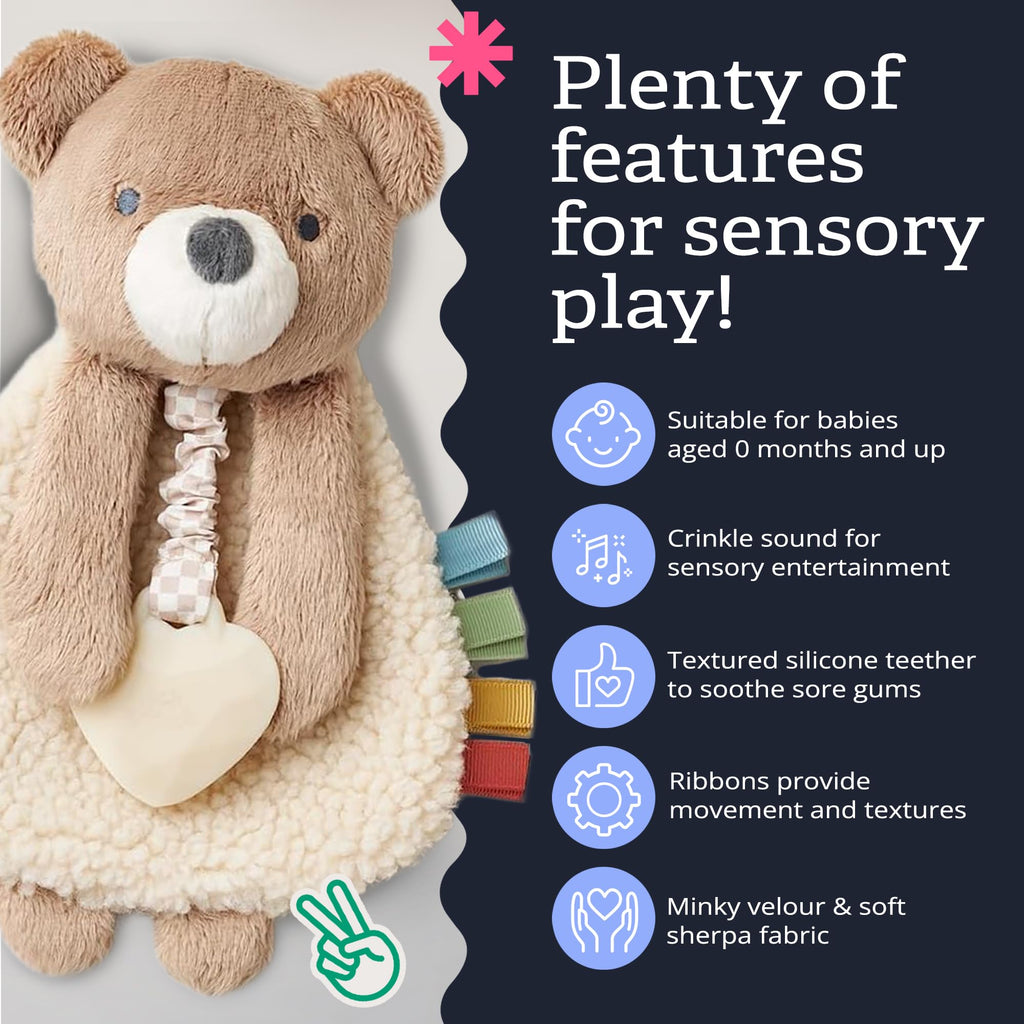 Itzy Ritzy Lovey Including Teether, Teething Relief