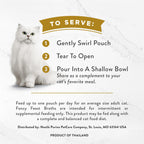 PURINA Fancy Feast Lickable Senior Wet Cat Food Broth Topper Classic - (16) 1.4 oz. Pouches (Pack of 16)