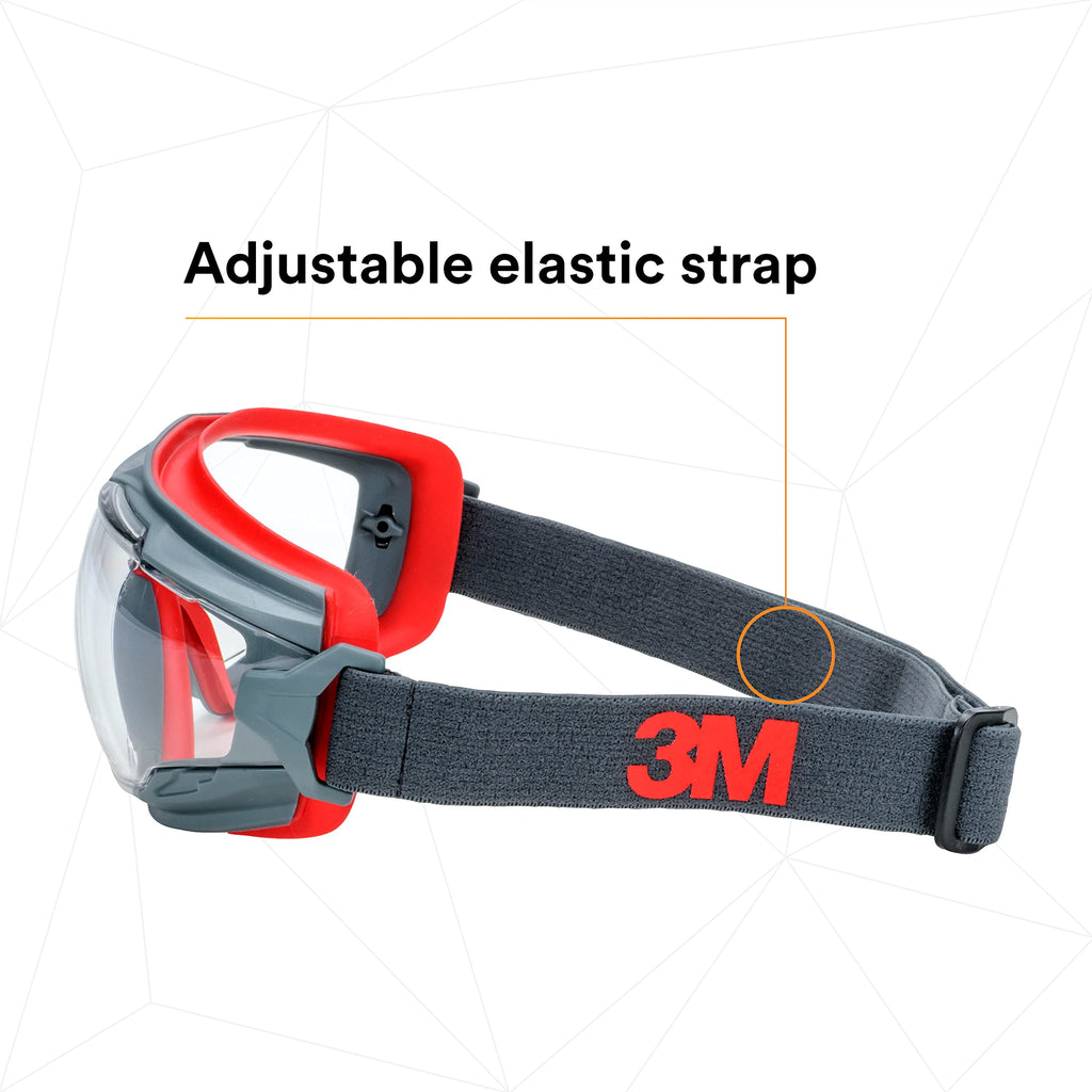 3M Safety Goggles, GoggleGear 500 Series, Scotchgard Anti-Fog Clear Lens (additional view 9)