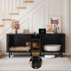 ONBRILL 65 Inches Cat Litter Box Enclosure for 2 Cats