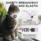 AirTag Cat Collars, Stretchy Collar