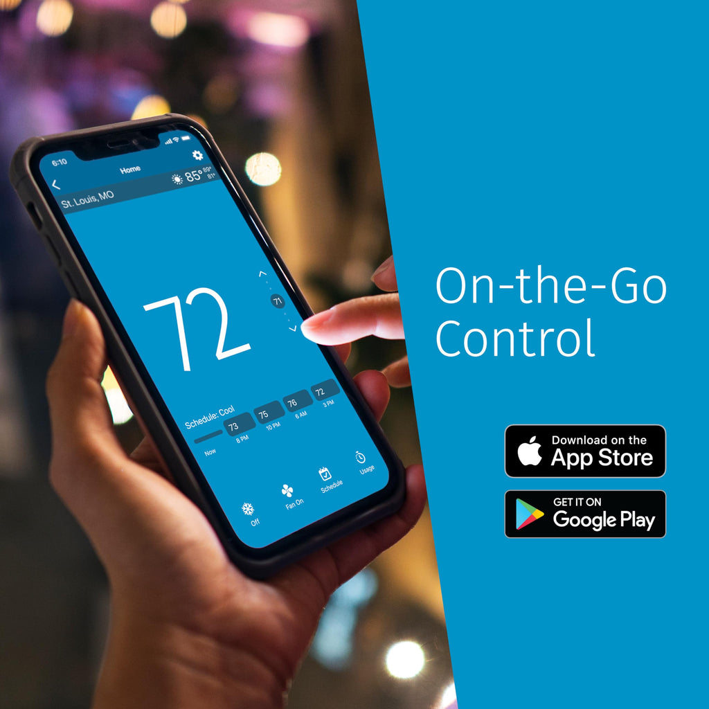 Sensi Smart Thermostat, Wi-Fi, DIY, Alexa, Energy Star Certified, ST55 (additional view 10)