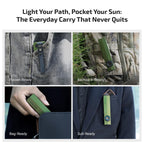 OLIGHT ArkPro EDC Flat Flashlight Rechargeable, Pocket Light, OD Green CW